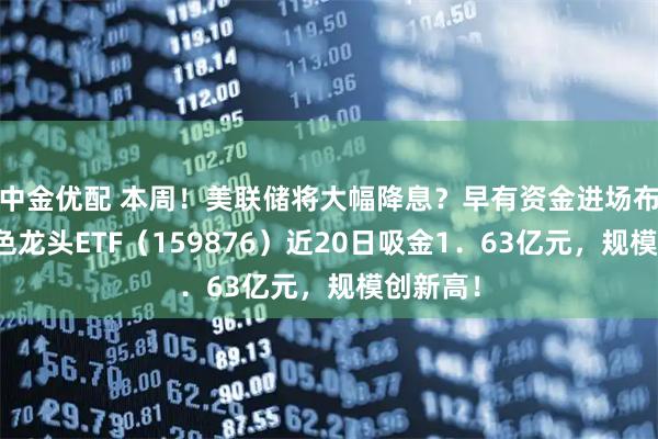 中金优配 本周！美联储将大幅降息？早有资金进场布局！有色龙头ETF（159876）近20日吸金1．63亿元，规模创新高！