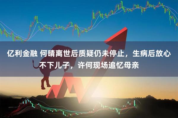 亿利金融 何晴离世后质疑仍未停止，生病后放心不下儿子，许何现场追忆母亲