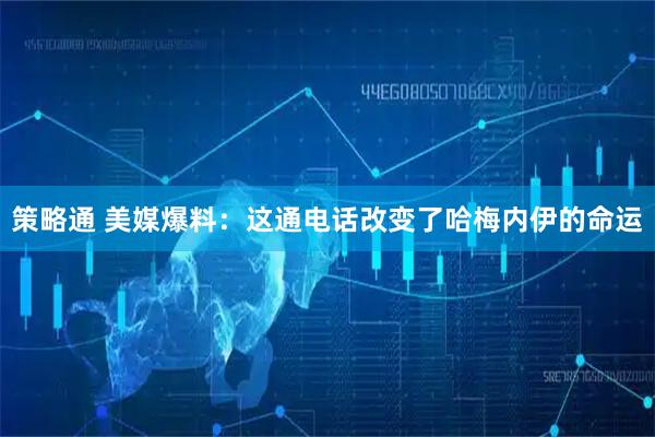 策略通 美媒爆料：这通电话改变了哈梅内伊的命运
