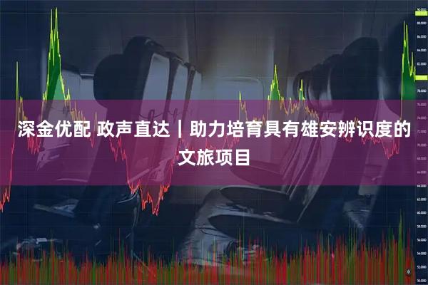 深金优配 政声直达｜助力培育具有雄安辨识度的文旅项目